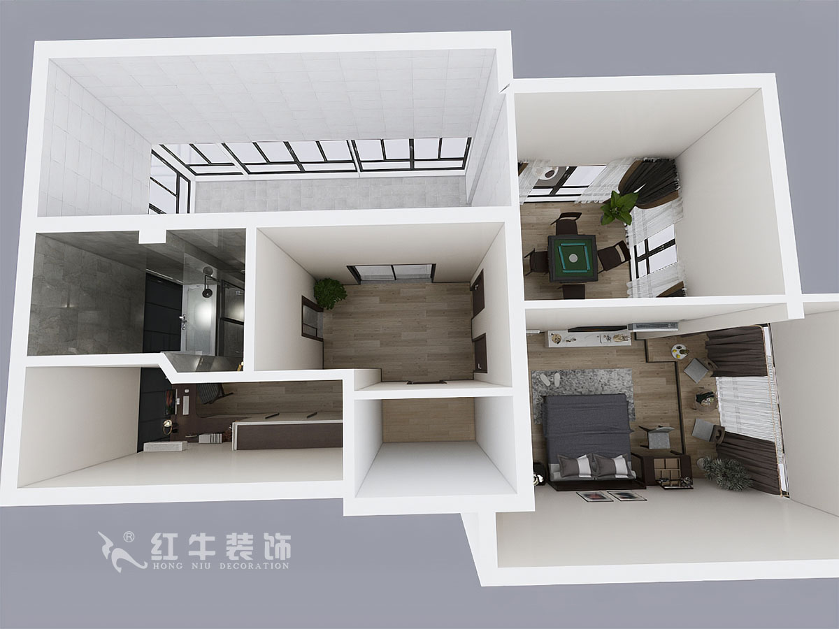 郭志成_墨香山庄25-1101-197㎡-轻奢简美风格_5室3厅2卫（老房装修）_定制家￥260180_全包26万00_08鸟瞰图2楼